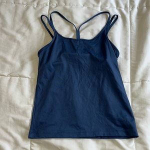 PINK navy blue workout tank top